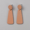 Acrylic Geometry Dangle Stud Earrings EJEW-WH0013-65C-1
