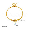 Heart Alloy Enamel Charm Anklets FS-WGF8AF5-01-5