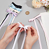 CRASPIRE Big Bowknot Polyester Alligator Hair Clips AJEW-CP0008-39D-3