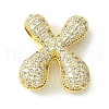 Rack Plating Brass Cubic Zirconia Pendants KK-S378-02G-X-1