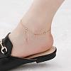 Stainless Steel Charm Anklets for Women WG18C2B-43-1