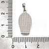 Brass Shell Pendants KK-D328-01P-E-3