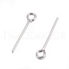 304 Stainless Steel Eye Pins STAS-O105-01P-0.6x16mm-2