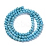 Natural Magnesite Beads Strands G-E384-01-4mm-5