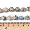 Natural Sesame Jasper Dyed Beads Strands G-U023-A08-01-5