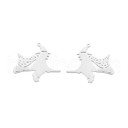 Non-Tarnish 201 Stainless Steel Pendants STAS-N090-LA903-1-1
