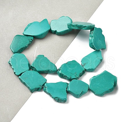 Natural Magnesite Beads Strands G-M448-E01-01-1