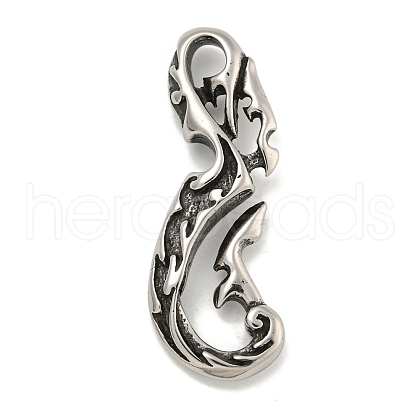 316 Surgical Stainless Steel Pendants STAS-E212-122AS-1