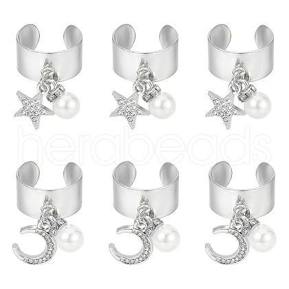 304 Stainless Steel Open Cuff Rings RJEW-UN00021-1