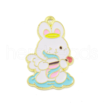 Valentine's Day Alloy Enamel Pendants ENAM-Z015-03G-011-1
