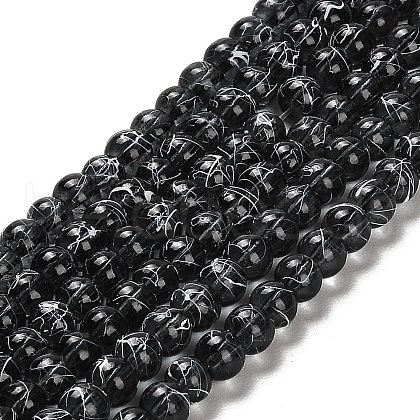 Drawbench Transparent Glass Beads Strands GLAD-Q012-4mm-14-1