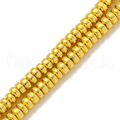 Electroplated Synthetic Non-Magnetic Hematite Beads Strands G-I360-E01-01-1