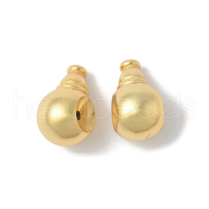 Matte Gold Color 925 Sterling Silver Beads STER-R014-05G-1
