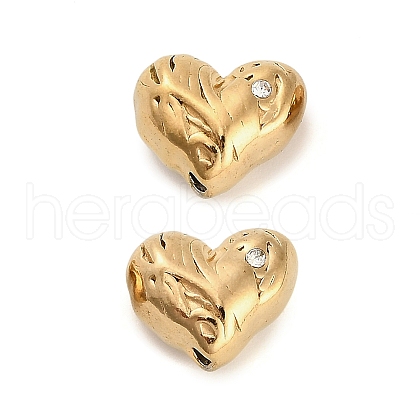 304 Stainless Steel Rhinestone Bead STAS-U047-06G-1