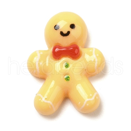 Christmas Theme Opaque Resin Cabochons RESI-R453-01L-1