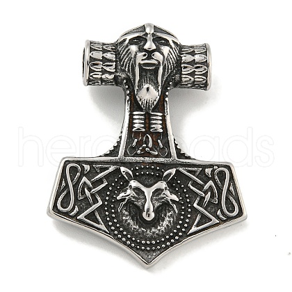 316 Surgical Stainless Steel Pendants STAS-E212-84AS-1
