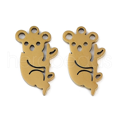 201 Stainless Steel Pendants STAS-Q329-01G-1