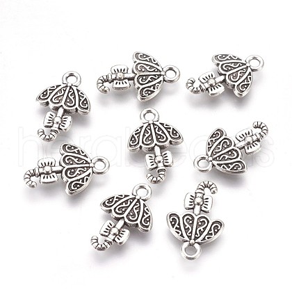 Tibetan Style Alloy Pendants X-TIBEP-R155-AS-LF-1