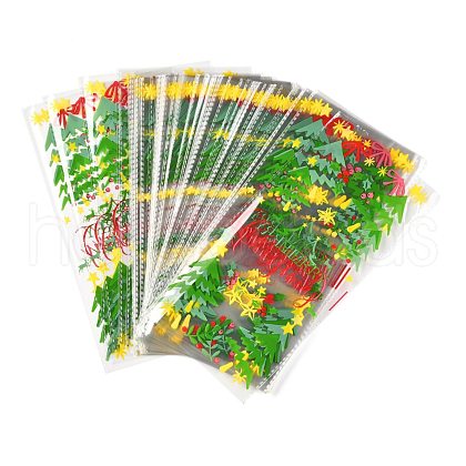Christmas Theme OPP Plastic Storage Bags ABAG-B003-09-1