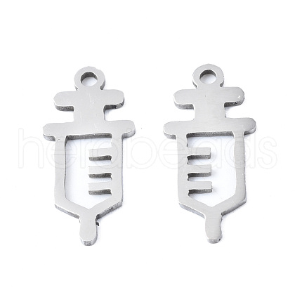 Non-Tarnish 201 Stainless Steel Pendants STAS-T044-250P-1