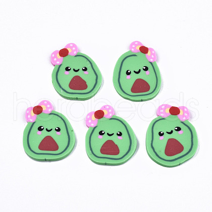Handmade Polymer Clay Cabochons X-CLAY-T016-17-1