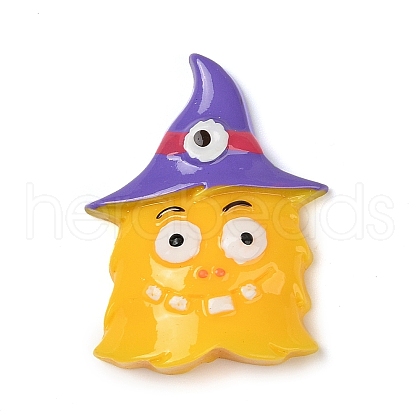 Monster with Witch Hat Halloween Opaque Resin Decoden Cabochons RESI-R446-01S-1