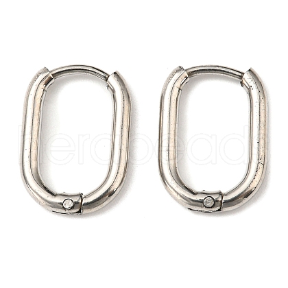 Tarnish Resistant Stainless Steel Huggie Hoop Earrings EJEW-F322-03P-1