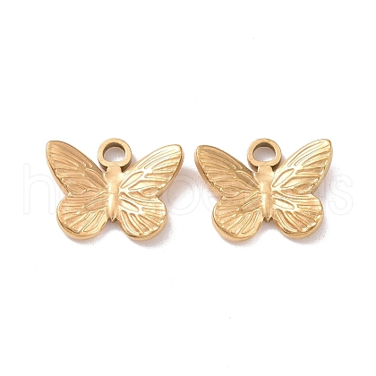 Ion Plating(IP) 304 Stainless Steel Charms X-STAS-C059-04G-1