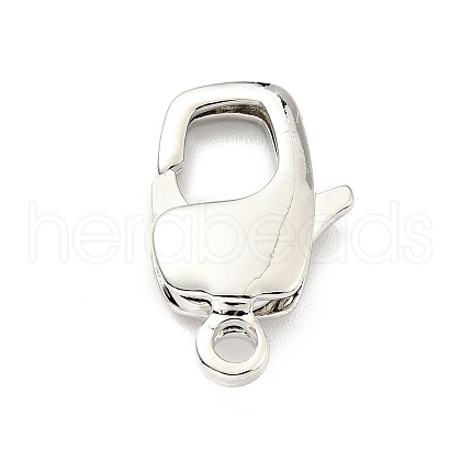 Brass Lobster Claw Clasps X-KK-G416-22P-1