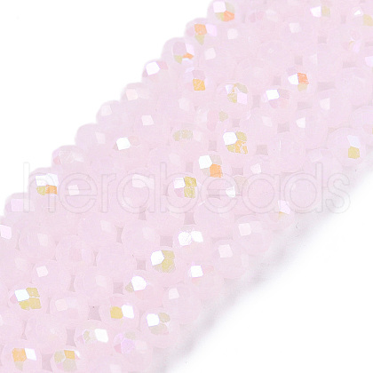 Electroplate Glass Beads Strands EGLA-A044-J2mm-L02-1