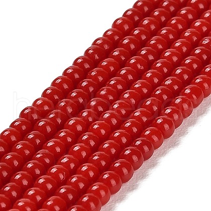 Imitation Jade Glass Beads Strands GLAA-K062-A01-01-1