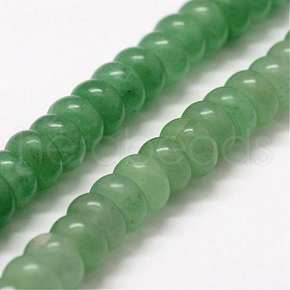 Natural Green Aventurine Bead Strands G-G668-08-4x6mm-1