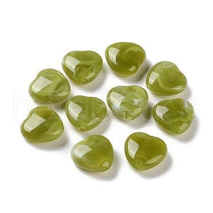 Resin Imitation Gemstone Beads RESI-A035-08-1