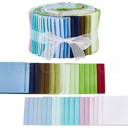 36Pcs 18 Colors Cotton Ribbon DIY-WH0542-52-1