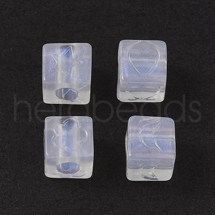Transparent Acrylic Beads OACR-P007-49-1