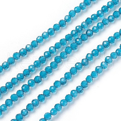 Transparent Glass Beads Strands GLAA-F094-A11-1