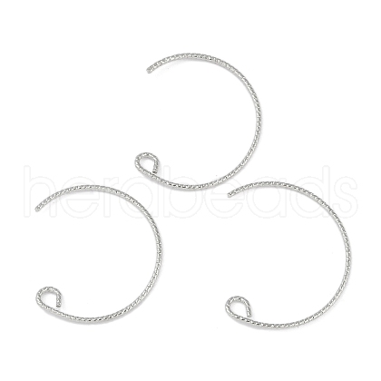 Brass Earring Hooks KK-C069-02P-1