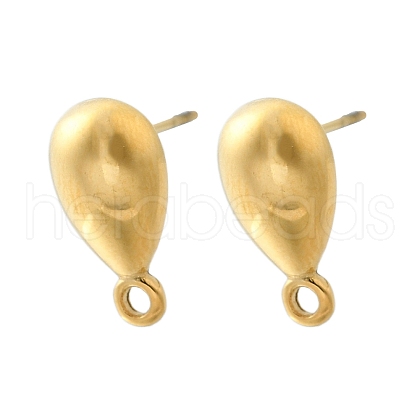 304 Stainless Steel Studs Earring Findings STAS-H233-32G-1