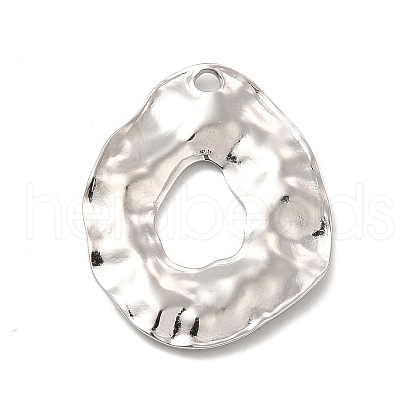 304 Stainless Steel Pendants STAS-B032-18P-1