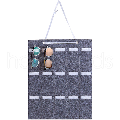 Sun Glasses Felt Storage Hanging Bag AJEW-WH20006-67B-1