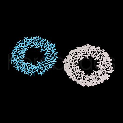 Christmas Wreath Frame Carbon Steel Cutting Dies Stencils DIY-F028-07-1