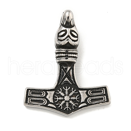 Viking 316 Surgical Stainless Steel Pendants STAS-E212-85AS-1