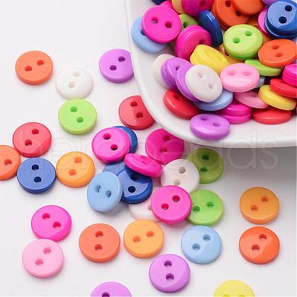 Flat Round 2-Hole Buttons FNA1494-1