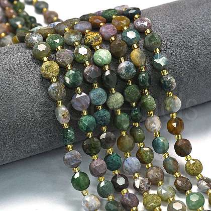 Natural Indian Agate Beads Strands G-C116-A13-02-1