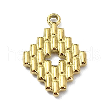 Ion Plating(IP) 304 Stainless Steel Pendants STAS-B058-24G-01-1
