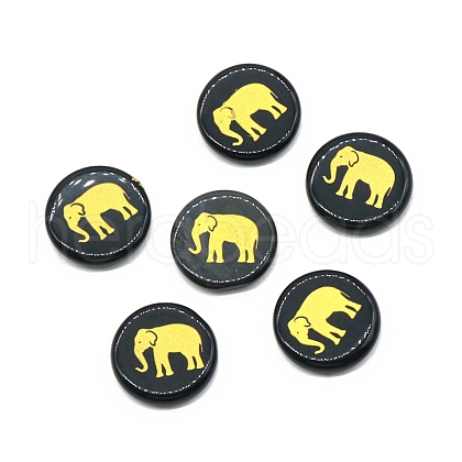 Natural Black Obsidian Diaplay Decorations DJEW-PW0009-028B-1