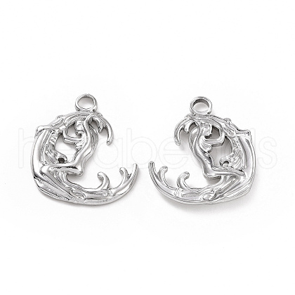 Non-Tarnish 304 Stainless Steel Pendant STAS-C003-02P-1