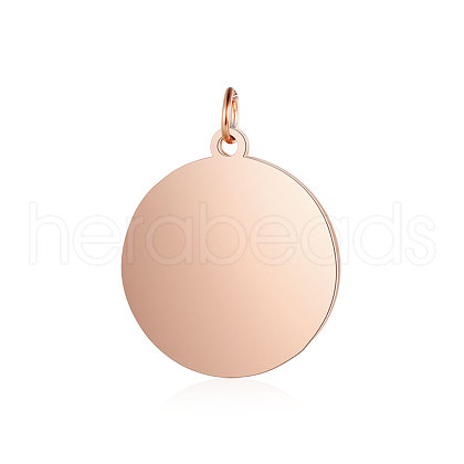 Ion Plating(IP) 304 Stainless Steel Pendants STAS-I311-33G-RG-1