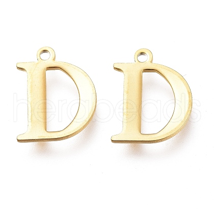 PVD Vacuum Plating  304 Stainless Steel Charms STAS-H112-D-G-1