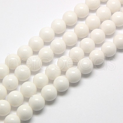 Natural Malaysia Jade Bead Strands X-G-M101-8mm-10-1